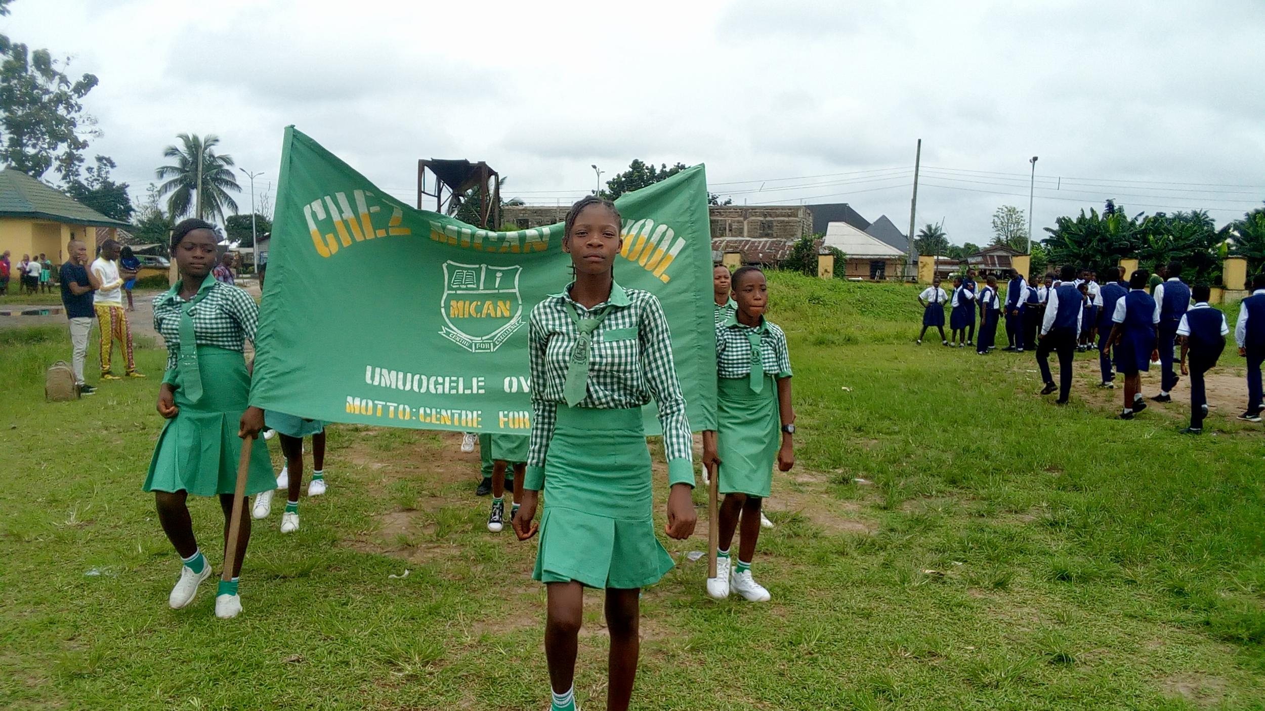 Students at Chez Mican Schools